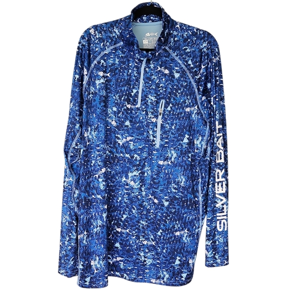 silver bait Other - Silver Bait 1/4 Zip Performance Fishing Shirt